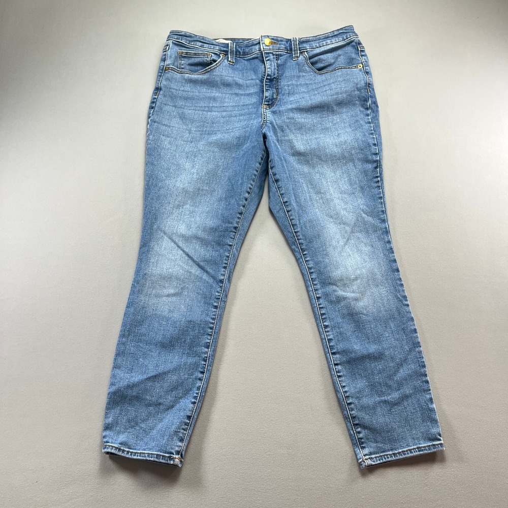 Universal Thread Skinny Jeans Womens 16x33 Blue Denim Cotton Stretch High Rise